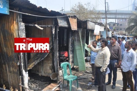 SDM visited Bhattapukur Fire devastated spot SDM visited Bhattapukur Fire devastated spot